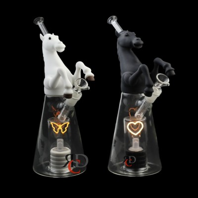 WATER PIPE WILD HORSE W/ LIGHT WP2610 1CT